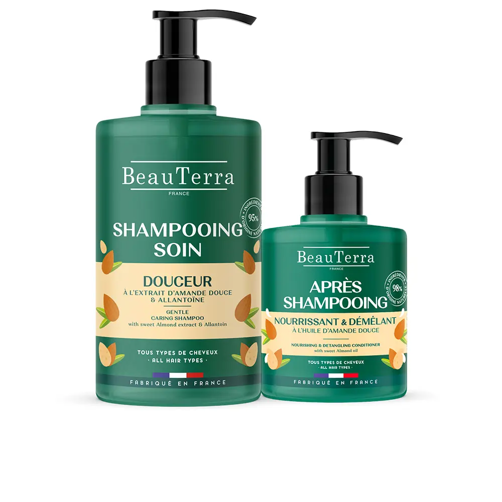 Beauterra Extra-Doux Champú Fortificante 750ml Acondicionador 500ml Pack 2 Piezas — 1