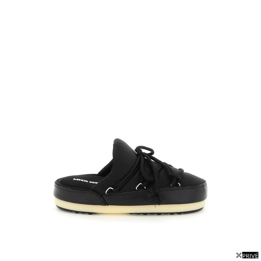 Chaussures plates noires en Nylon — 2