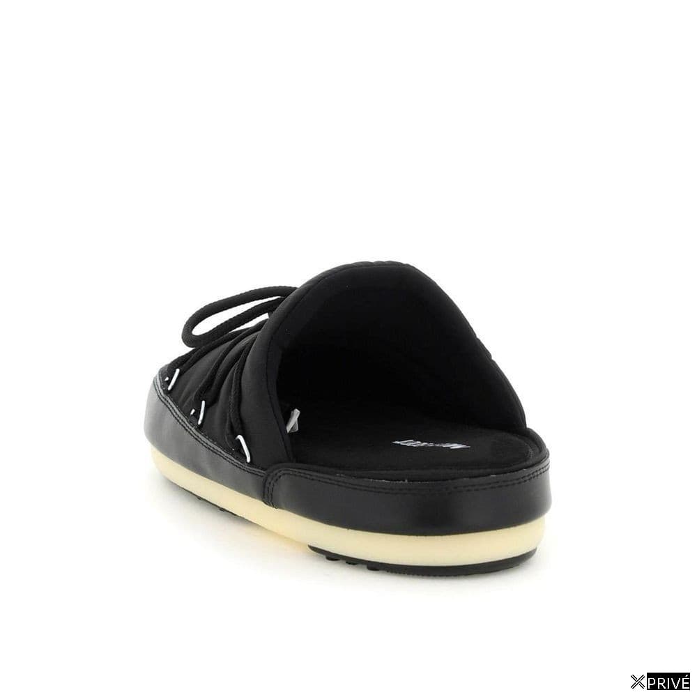 Chaussures plates noires en Nylon — 3