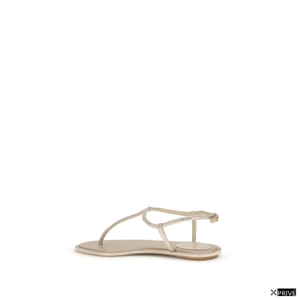 Sandales beiges en Satin — 3