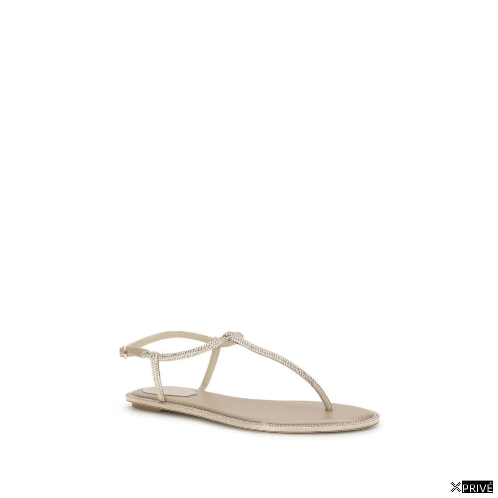 Sandales beiges en Satin — 2