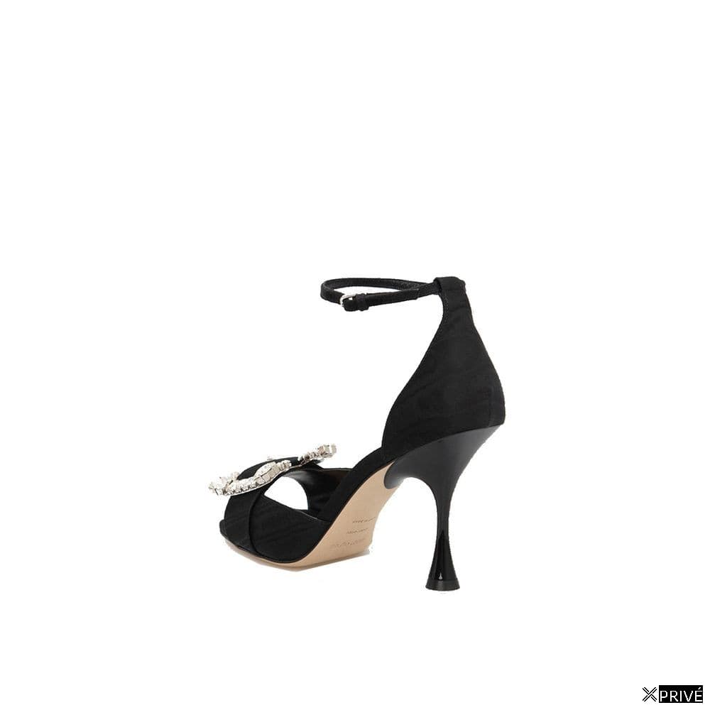 Sandales noires en Tissu — 3