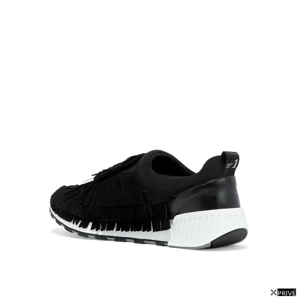 Chaussures de sport noires en Tissu — 3