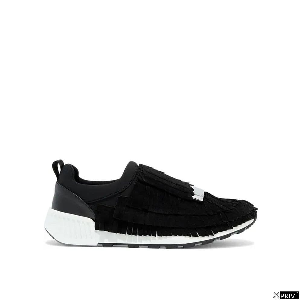Chaussures de sport noires en Tissu — 1