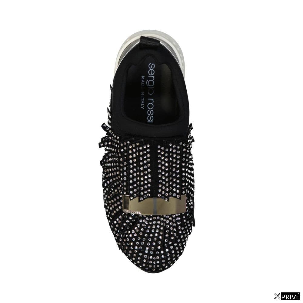 Chaussures de sport noires en Tissu — 4