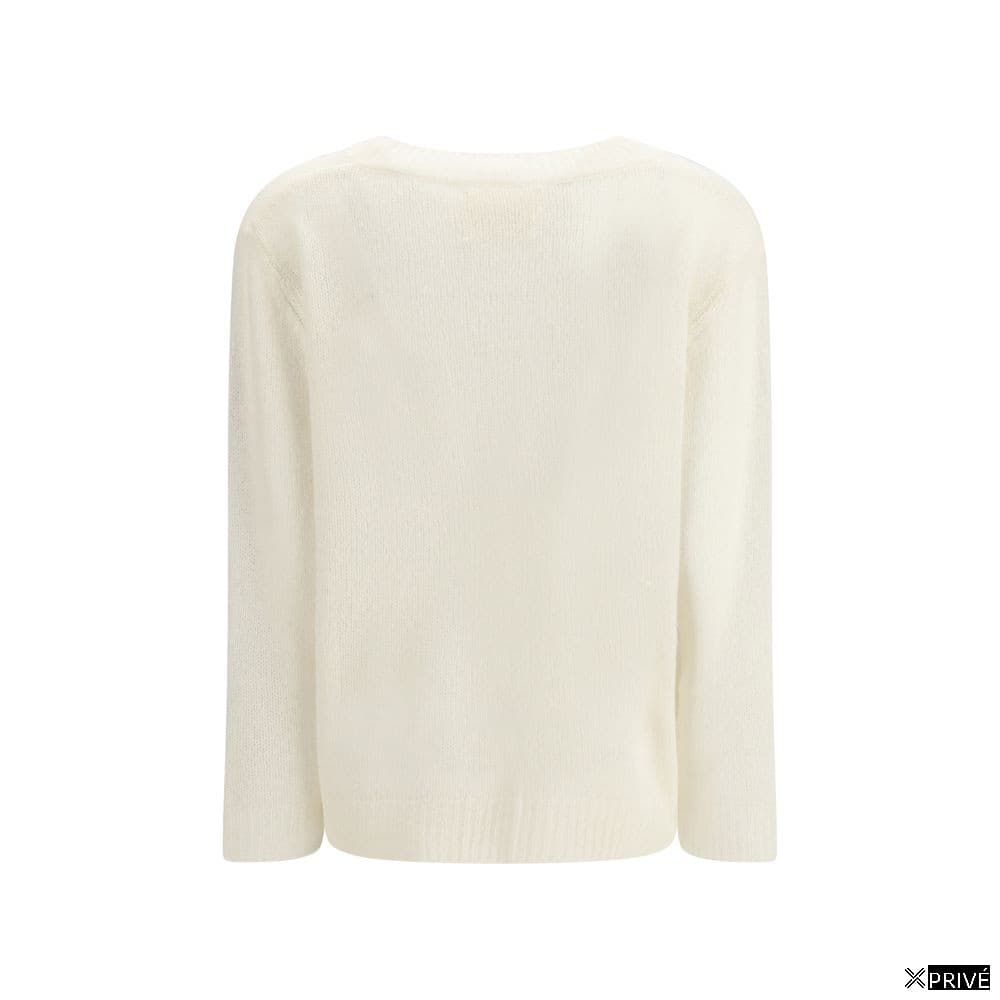 Pull blanc en Cachemire — 2