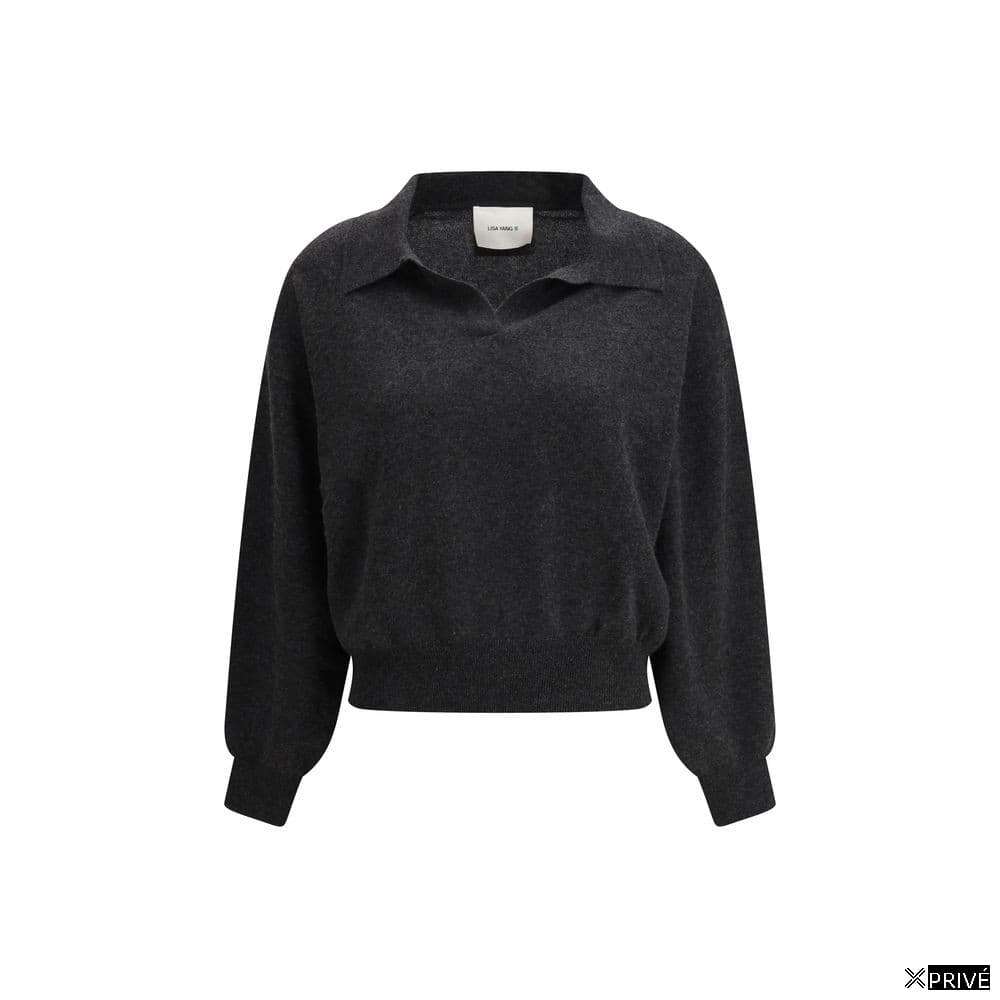 Pull gris en Cachemire — 1