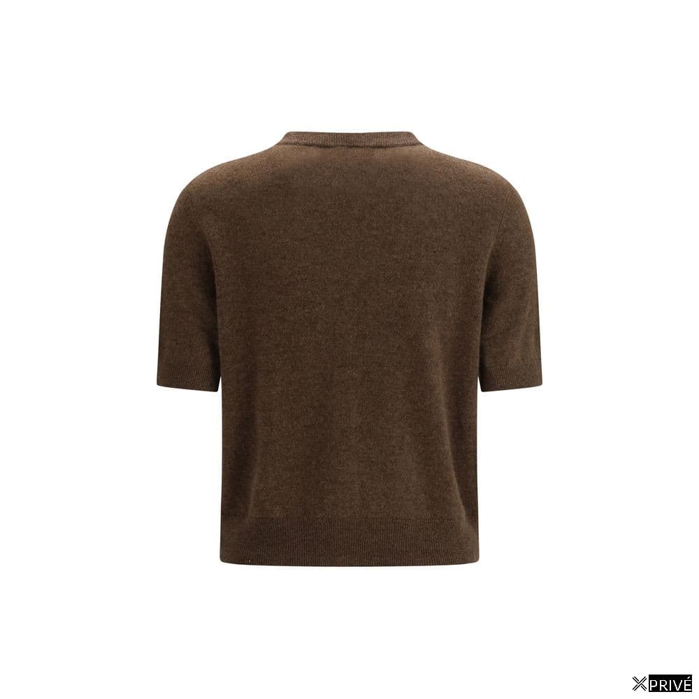 Pull brun en Cachemire — 2