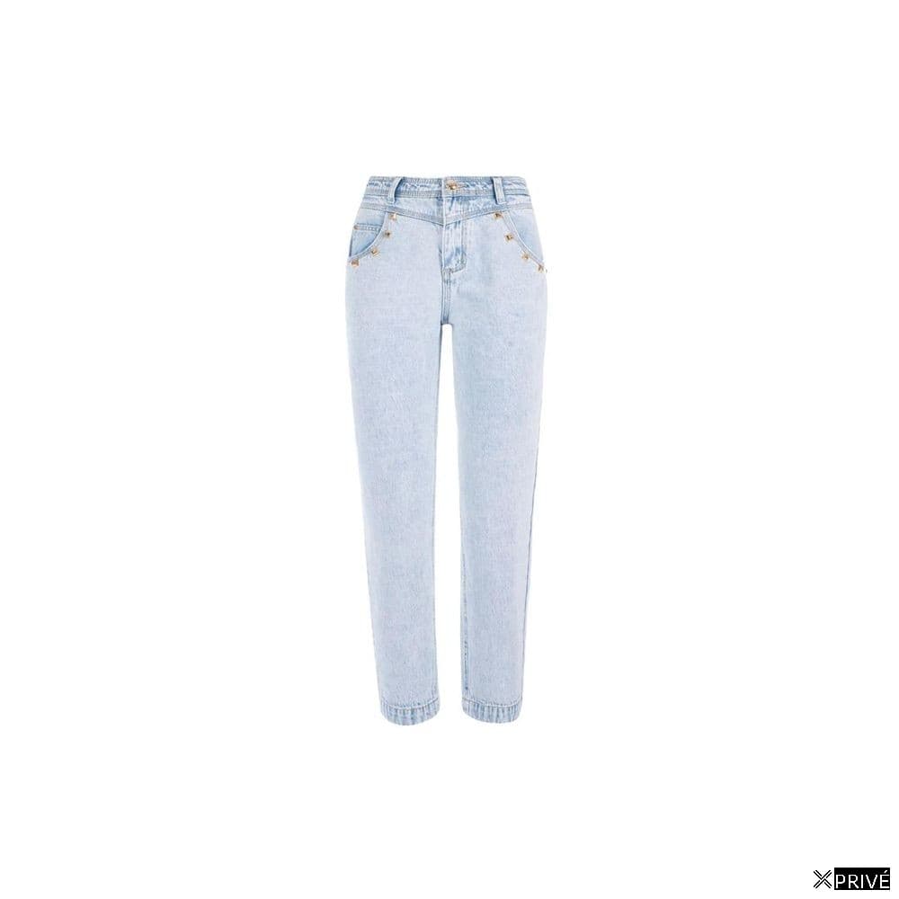 Jeans bleu clair en Coton — 1