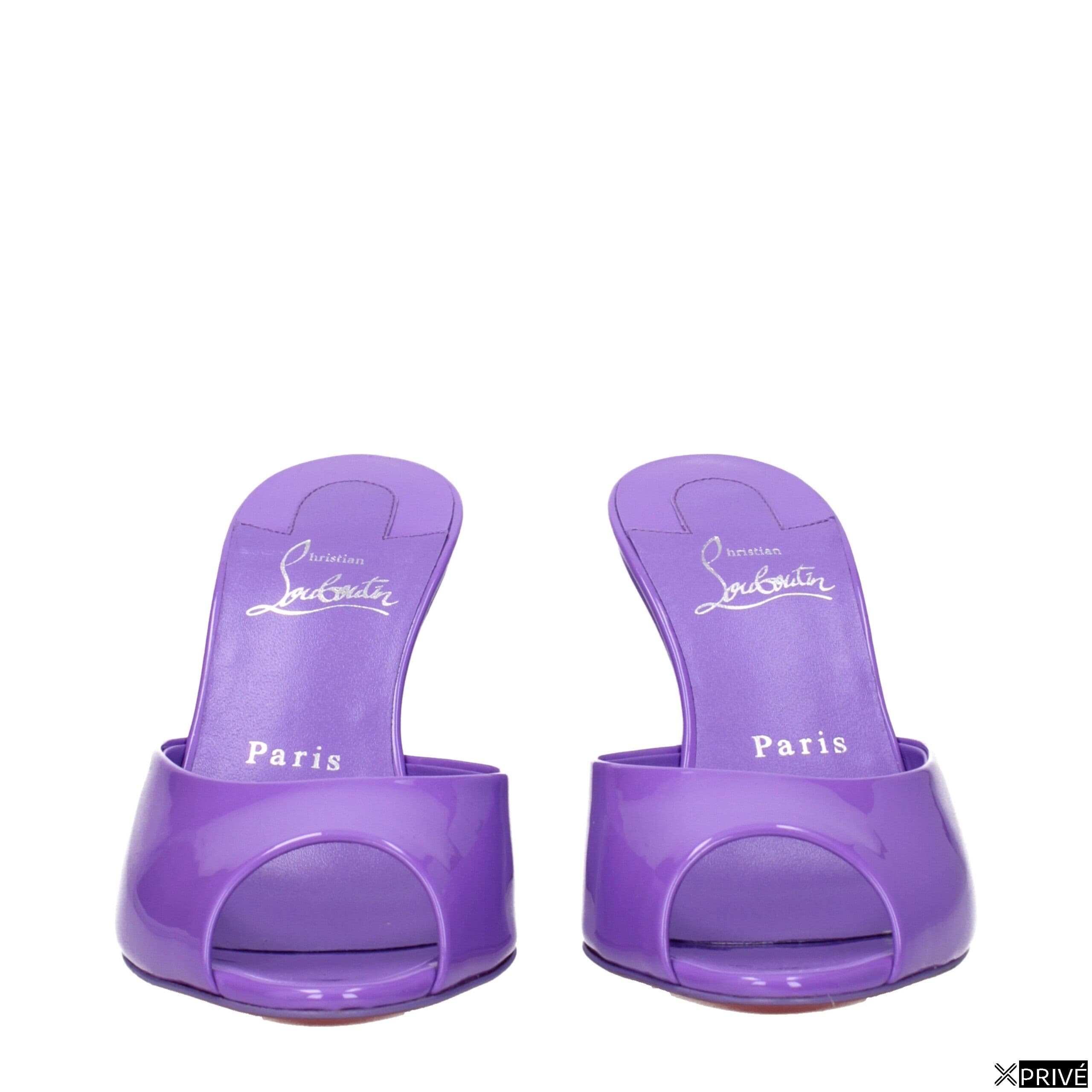 Chaussures compensées violettes — 3