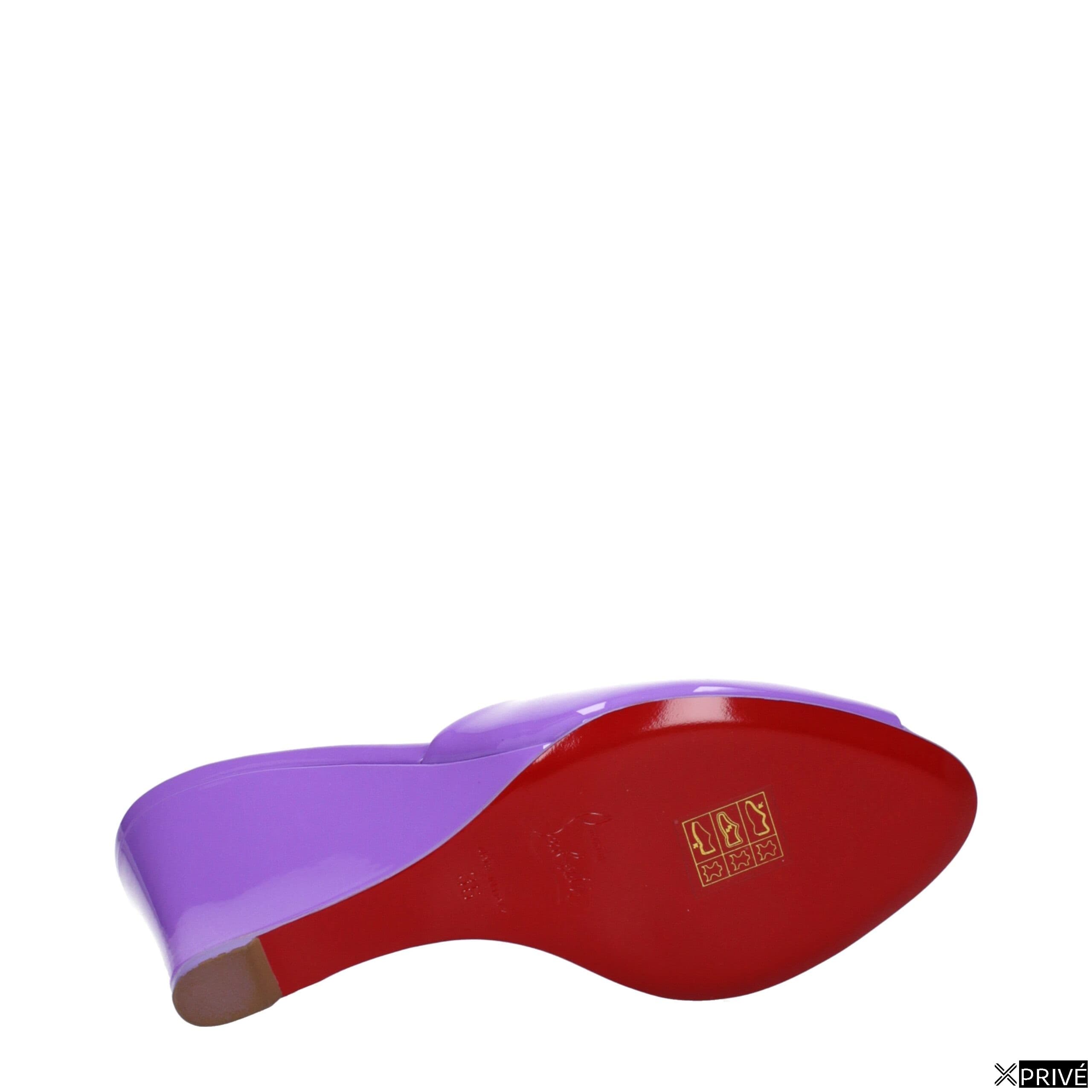 Chaussures compensées violettes — 5