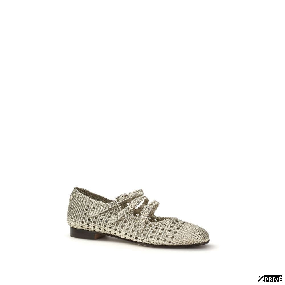 Chaussures plates argentées — 2