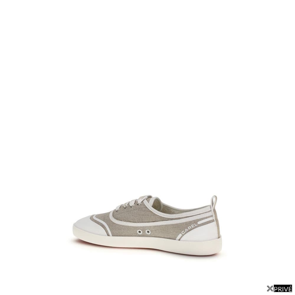 Chaussures de sport beiges en Coton — 3