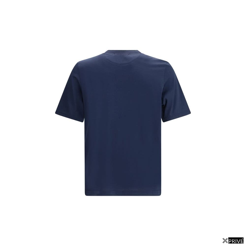 T-shirt bleu en Coton — 2