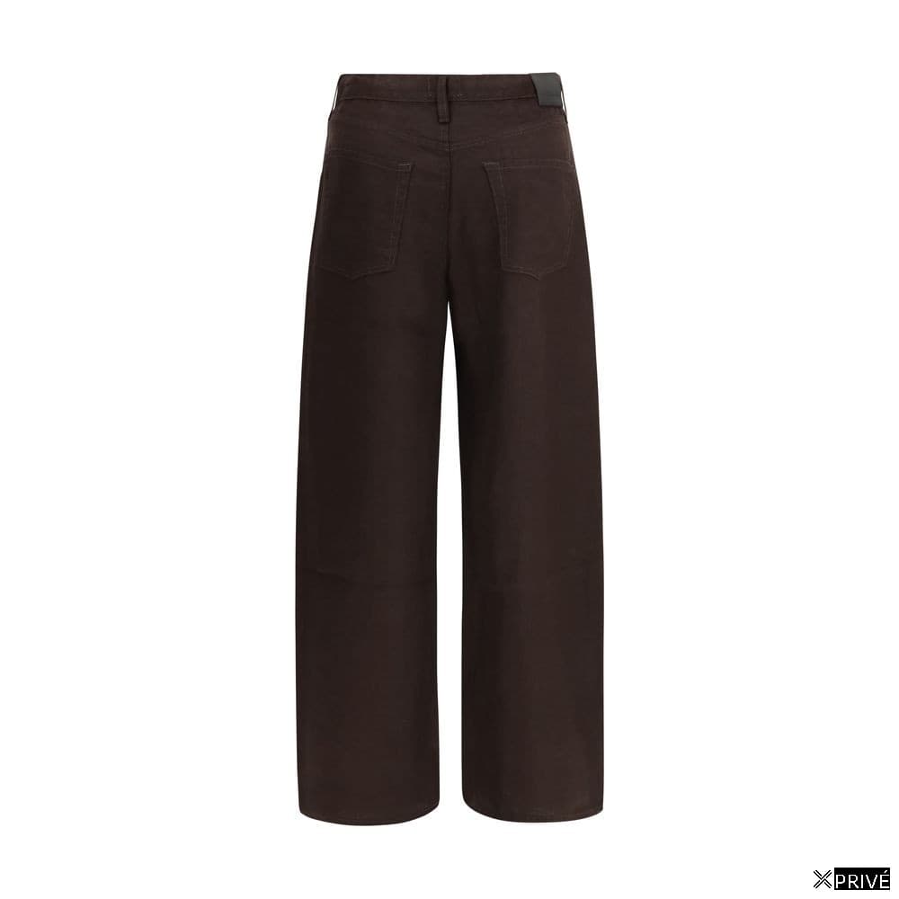 Jeans brun en Lin — 2