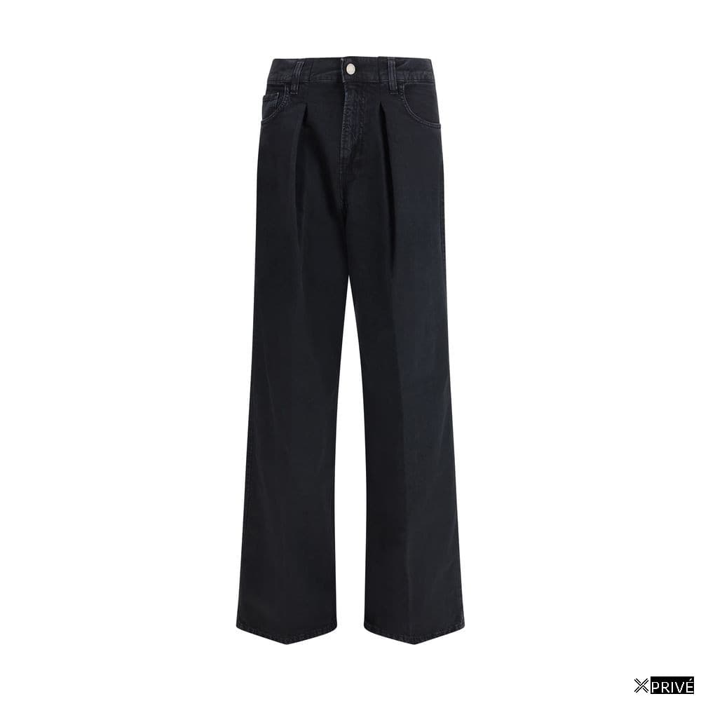Jeans noir en Coton — 1