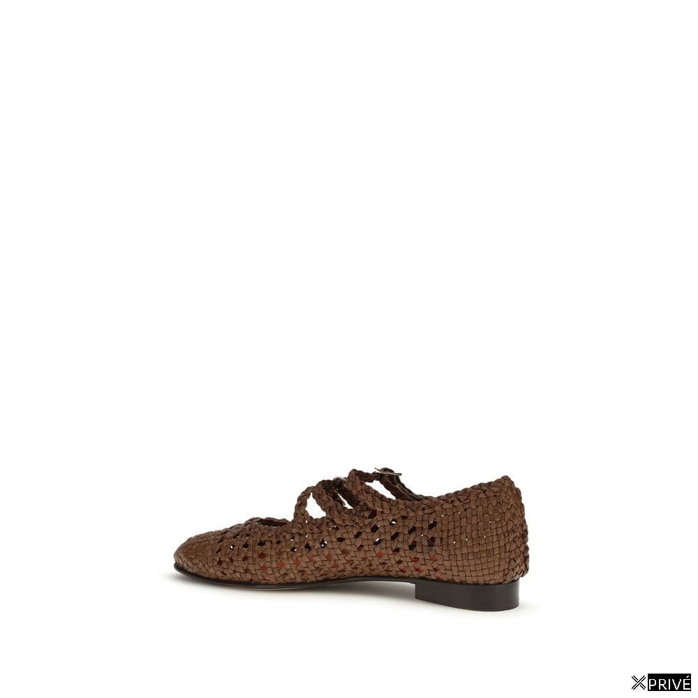 Chaussures plates brunes — 3