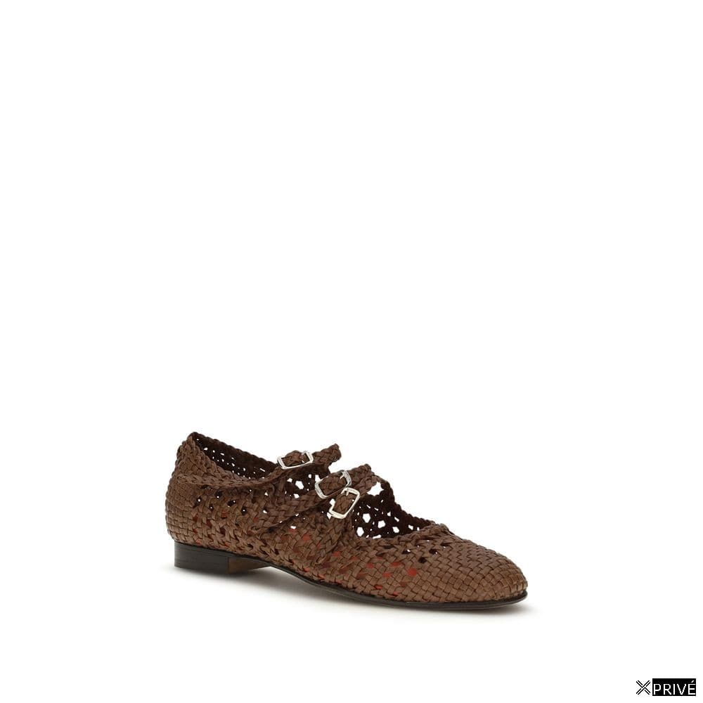Chaussures plates brunes — 2