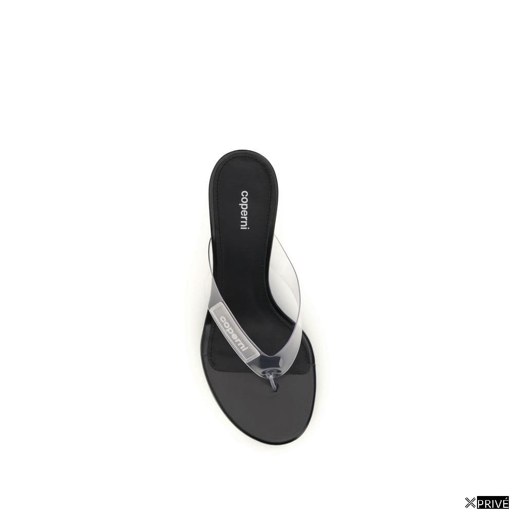 Sandales noires en PVC — 4