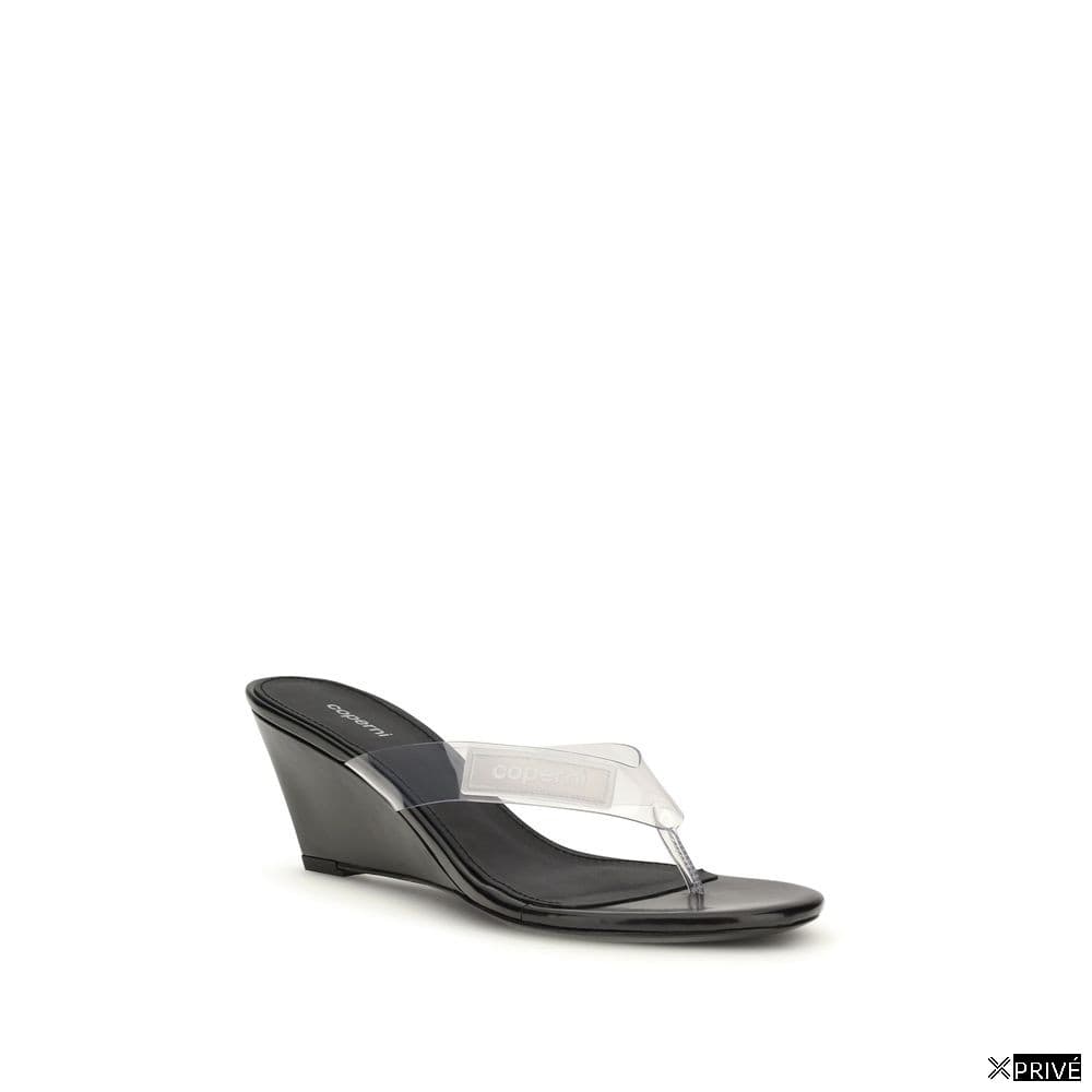Sandales noires en PVC — 2