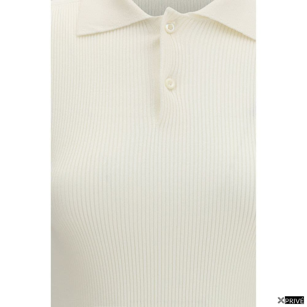Polo blanc en Soie — 3