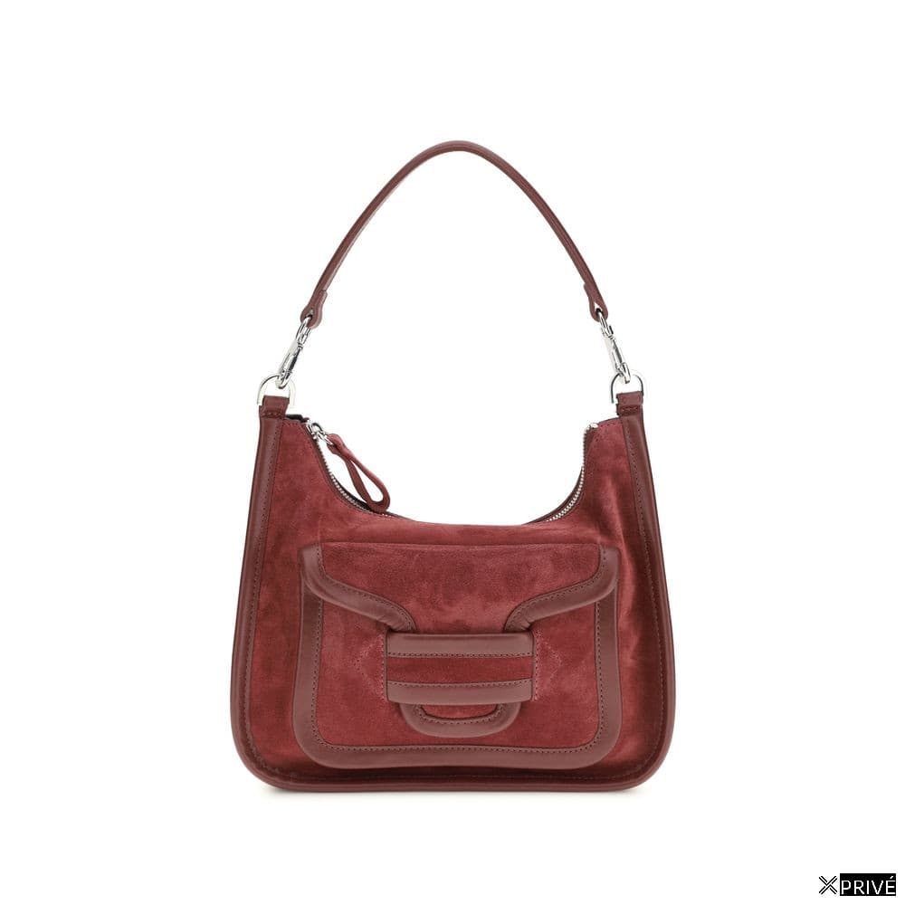 Sac bandoulière bordeaux — 1