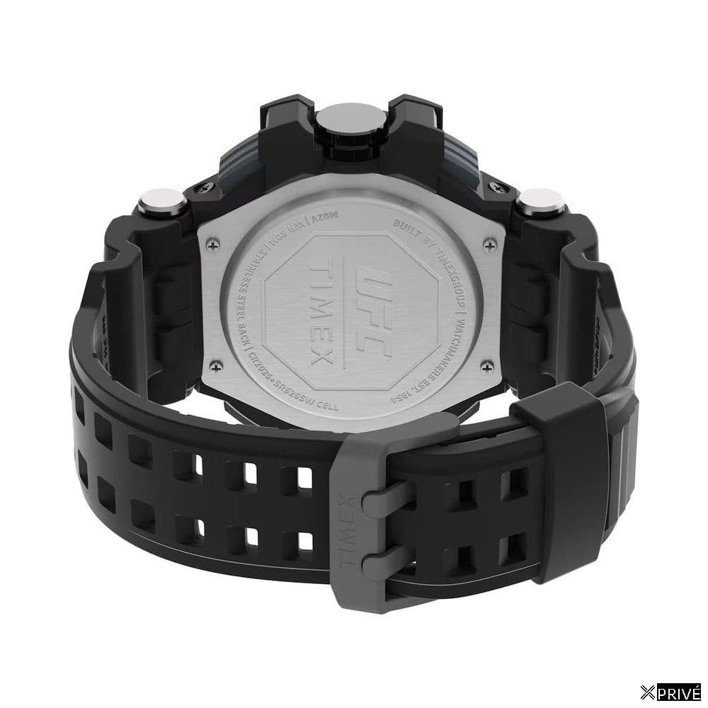 Montre noire en Caoutchouc — 2