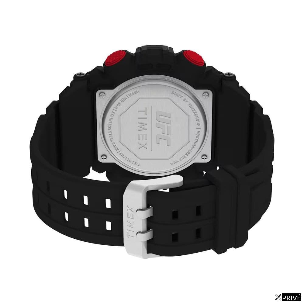 Montre noire en Caoutchouc — 2