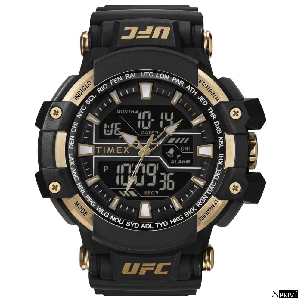 Montre noire en Caoutchouc — 1