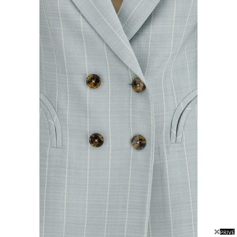 Costume et blazer bleu en Viscose — 3