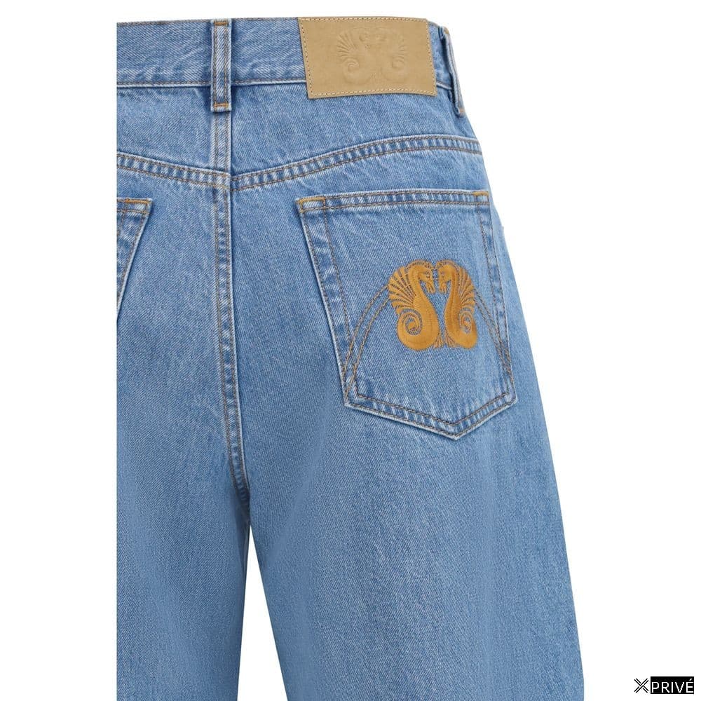 Jeans bleu en Coton — 3
