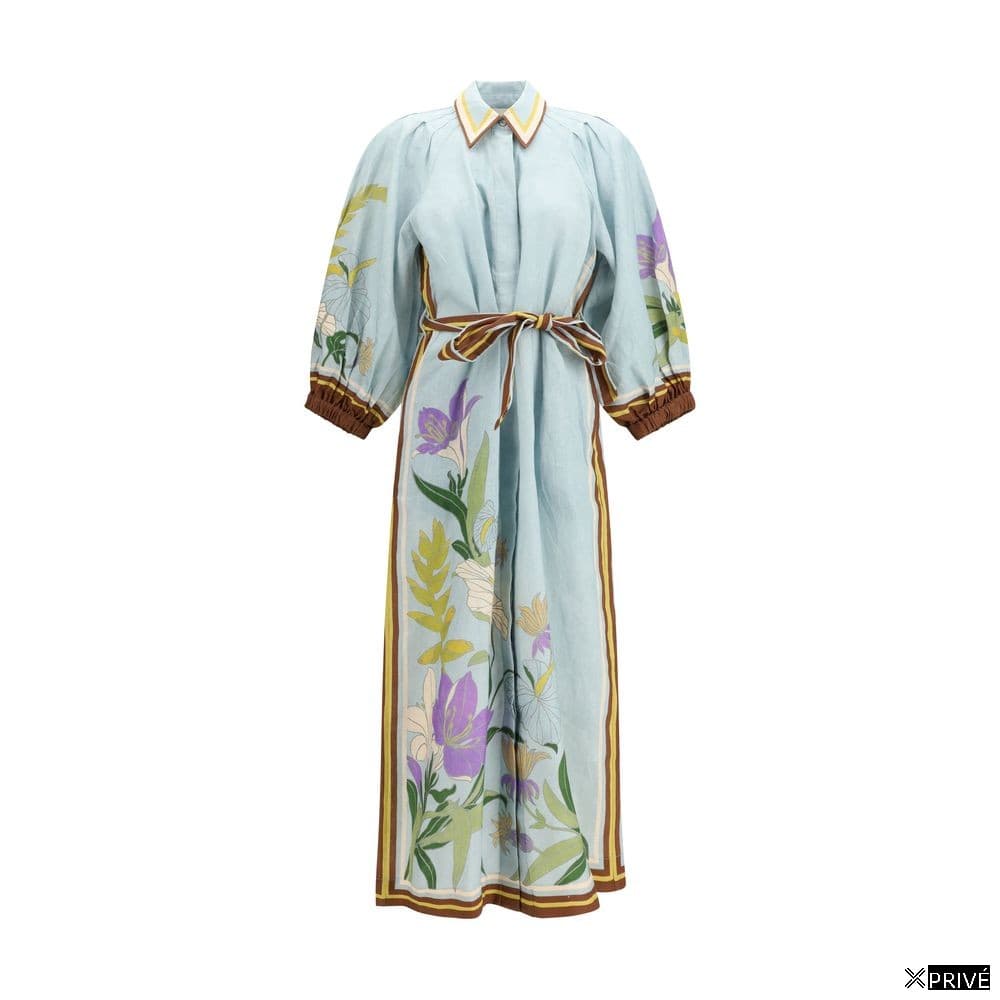 Robe multicolore en Lin — 1