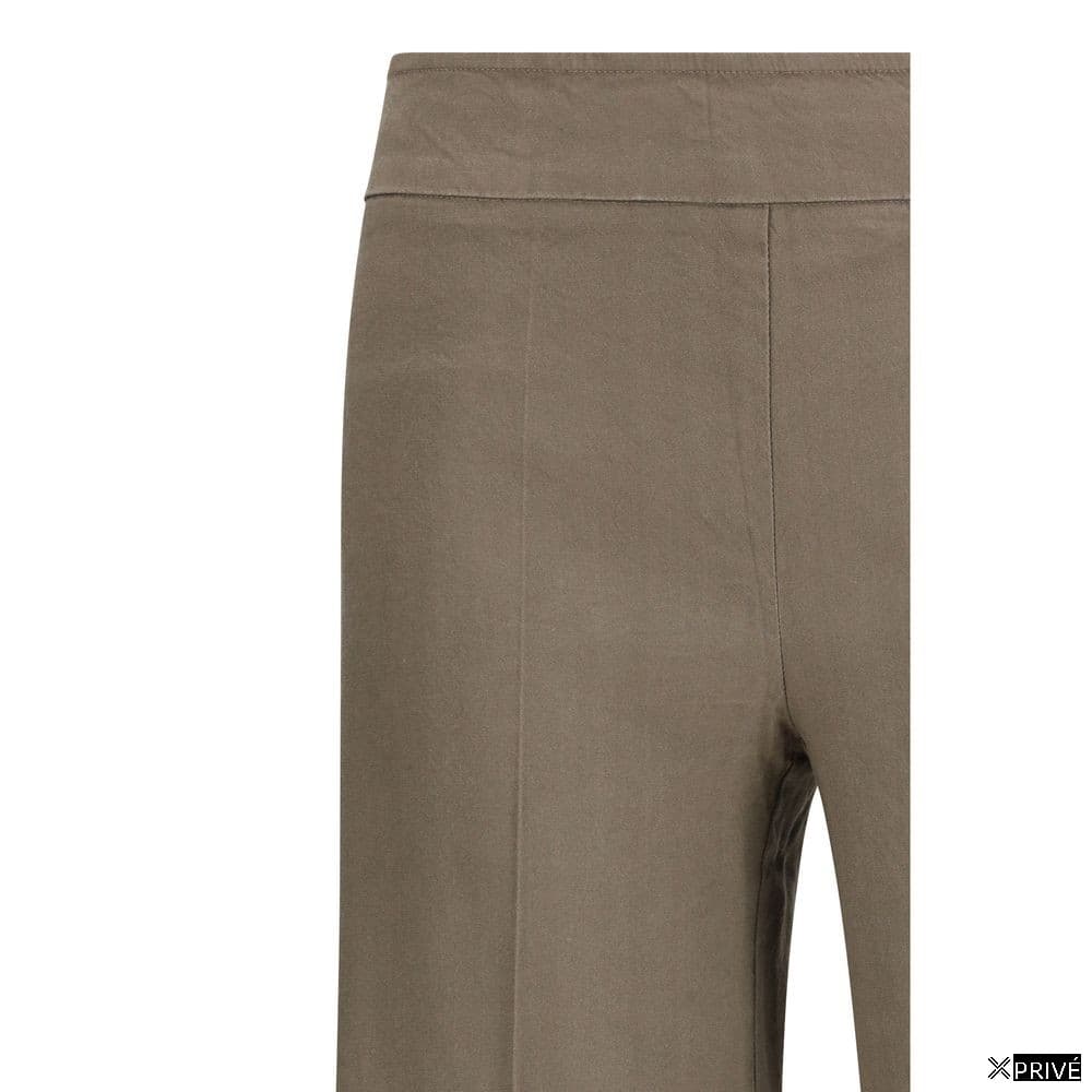 Jeans beige en Lin — 3