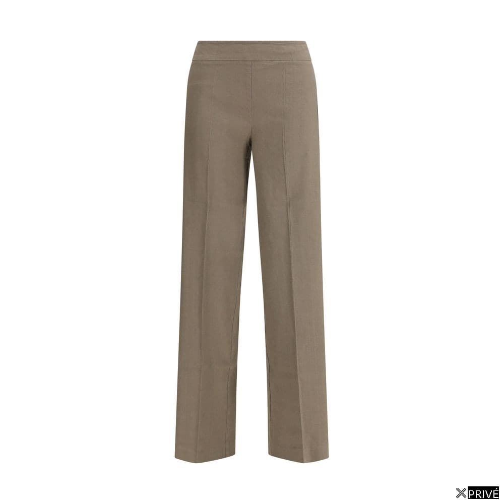 Jeans beige en Lin — 1