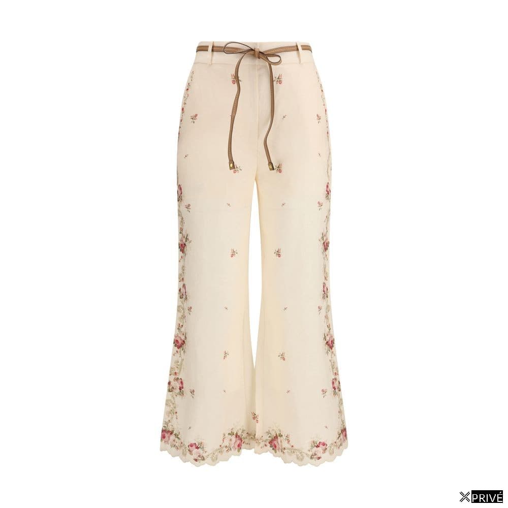 Jeans beige en Coton — 1