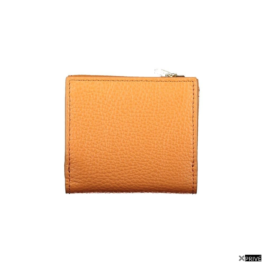 Portefeuille orange en Cuir — 2