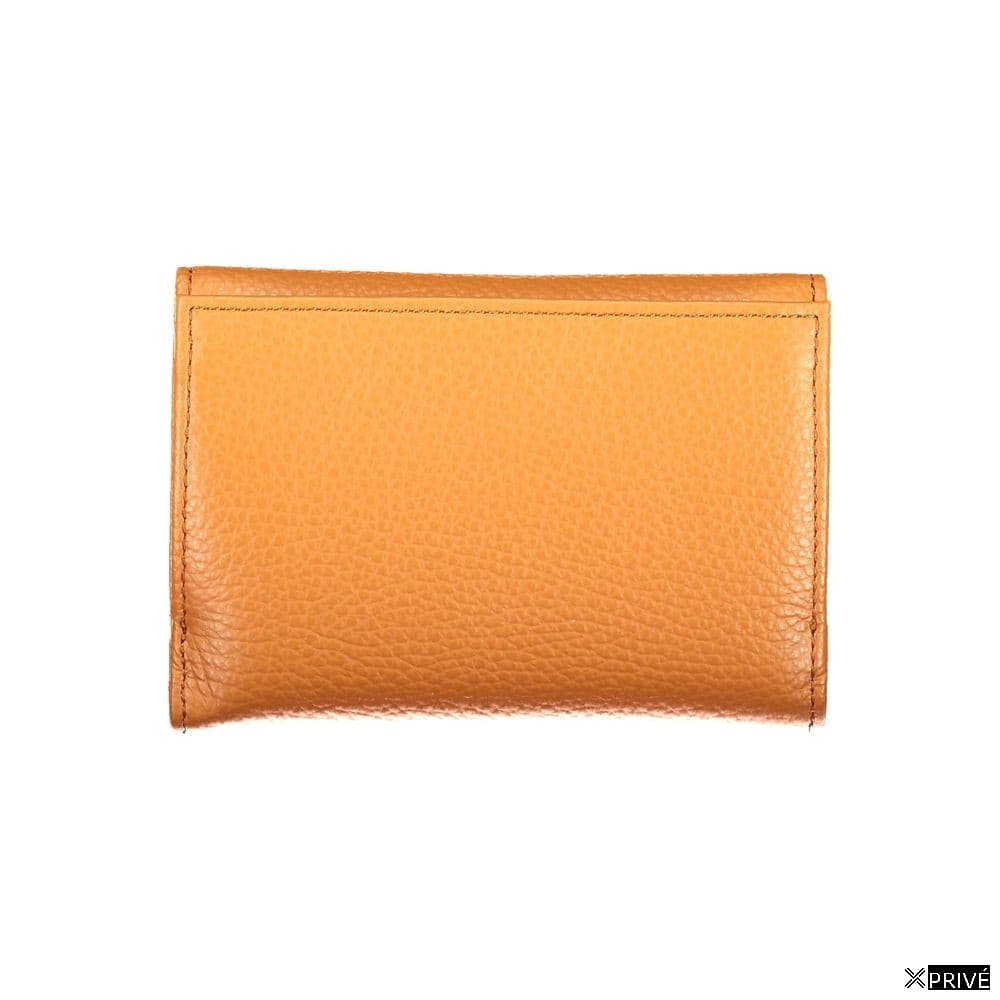 Portefeuille orange en Cuir — 2