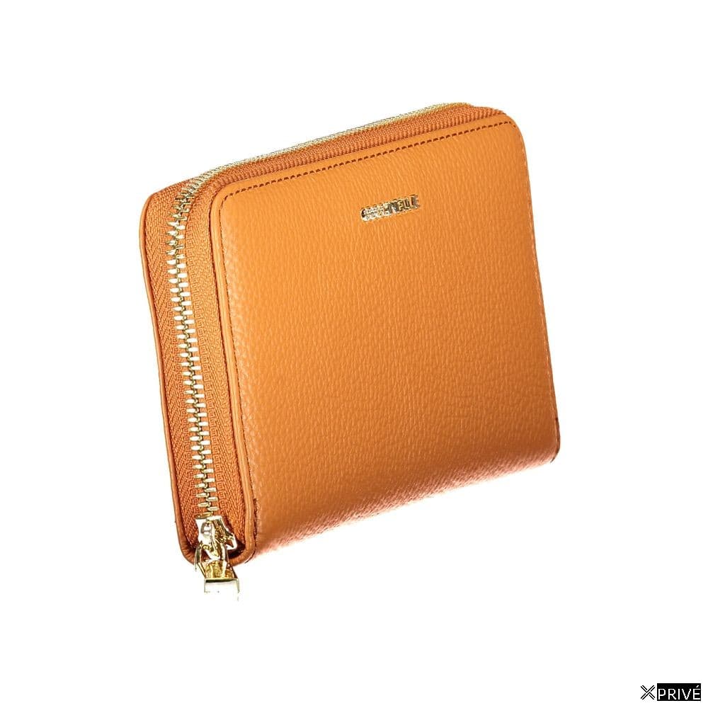 Portefeuille orange en Cuir — 3