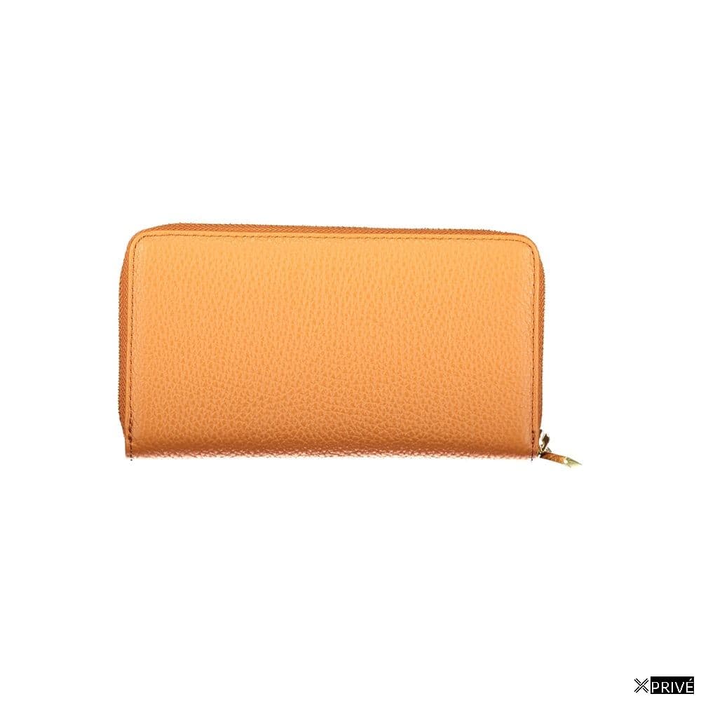 Portefeuille orange en Cuir — 2
