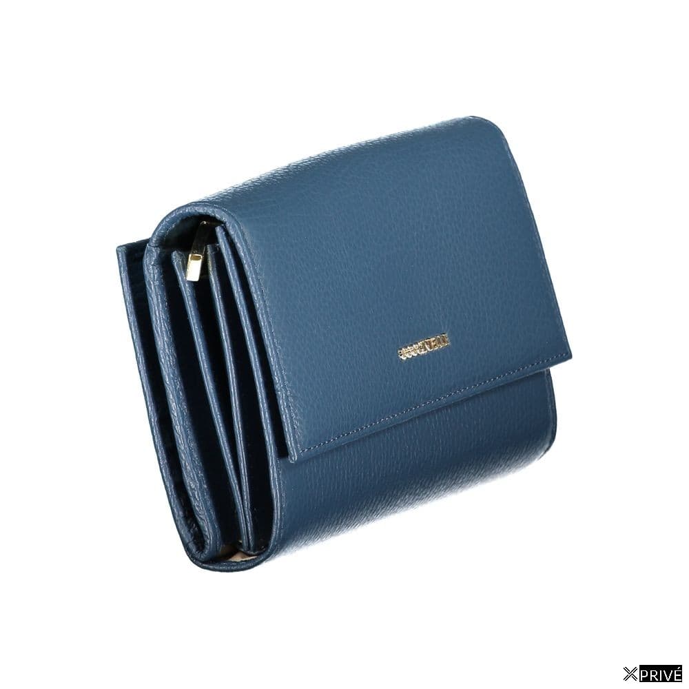 Portefeuille bleu en Cuir — 3