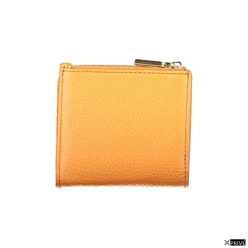 Portefeuille orange en Cuir — 2