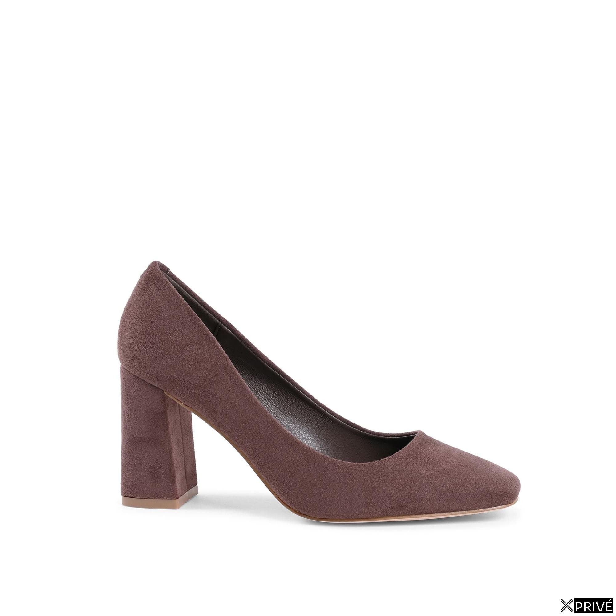 Escarpin brune en Tissu — 1