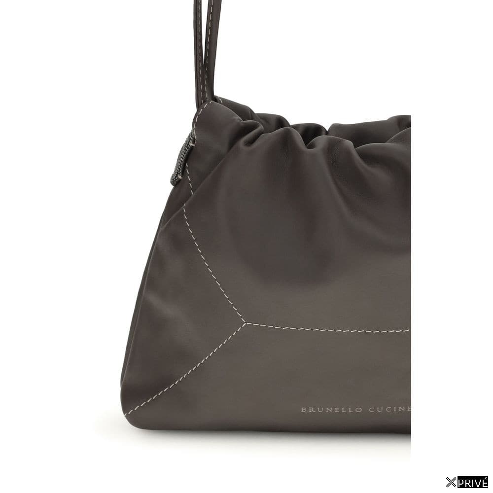 Sac bandoulière brun — 4