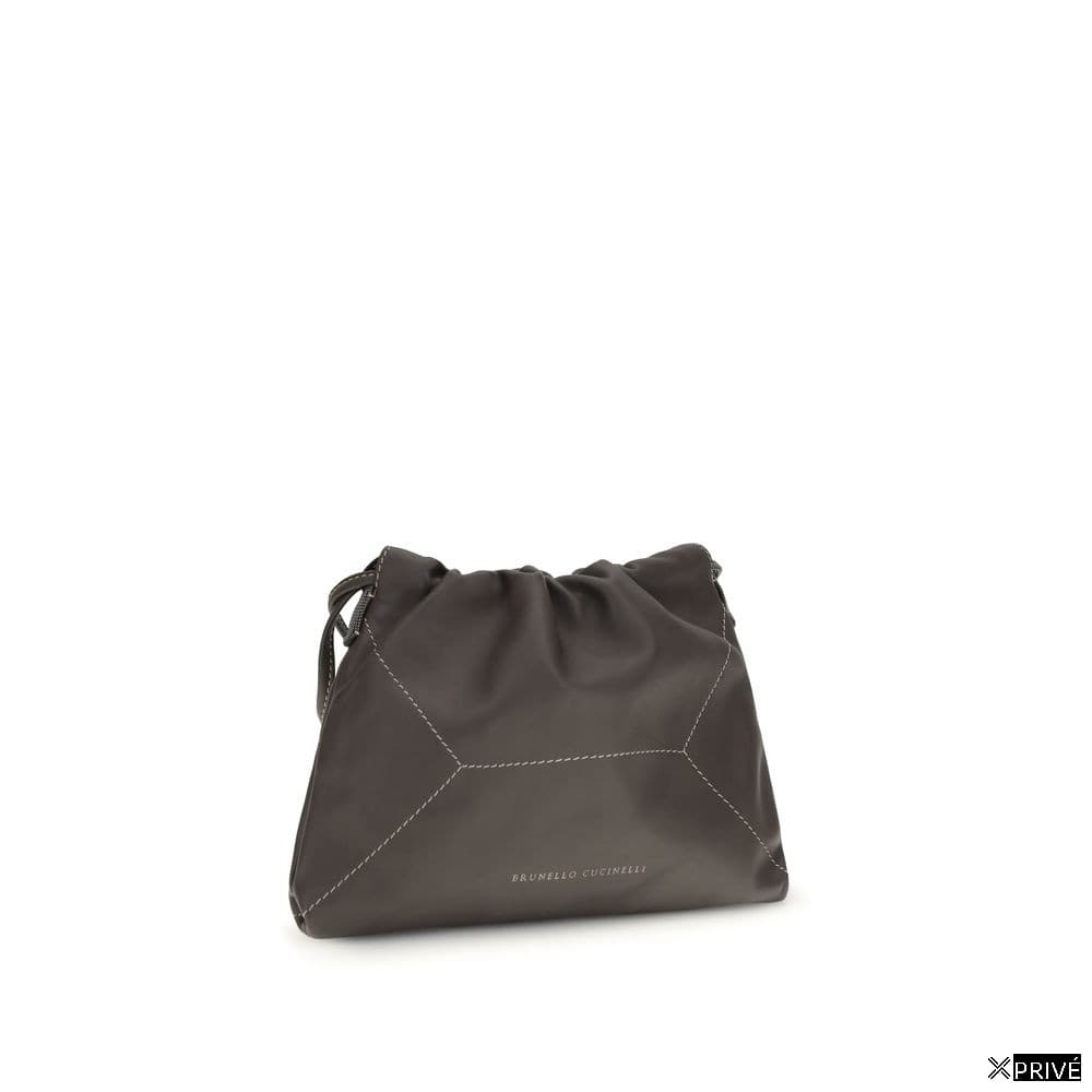 Sac bandoulière brun — 2