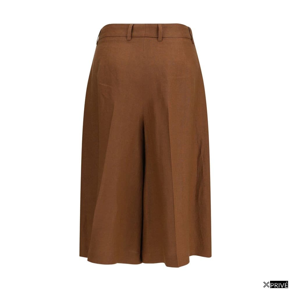 Short brun en Viscose — 2