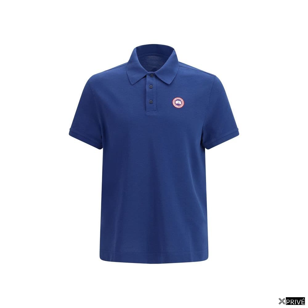 Polo bleu en Coton — 1