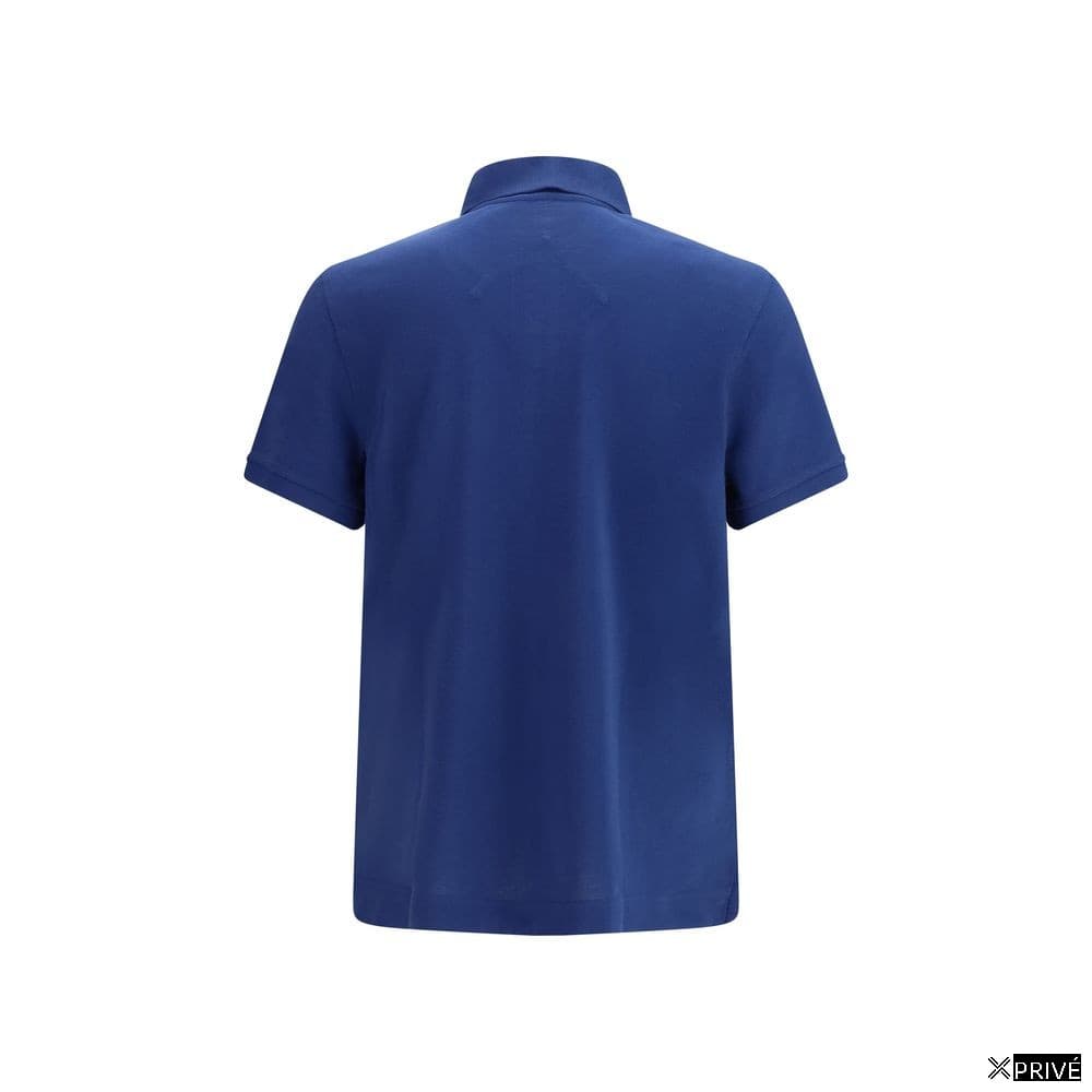 Polo bleu en Coton — 2