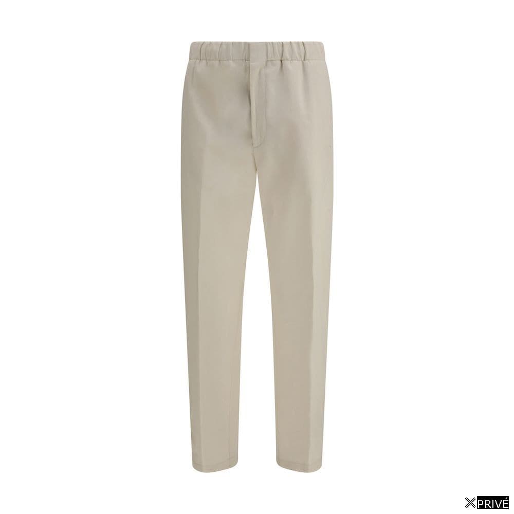 Jeans beige en Coton — 1