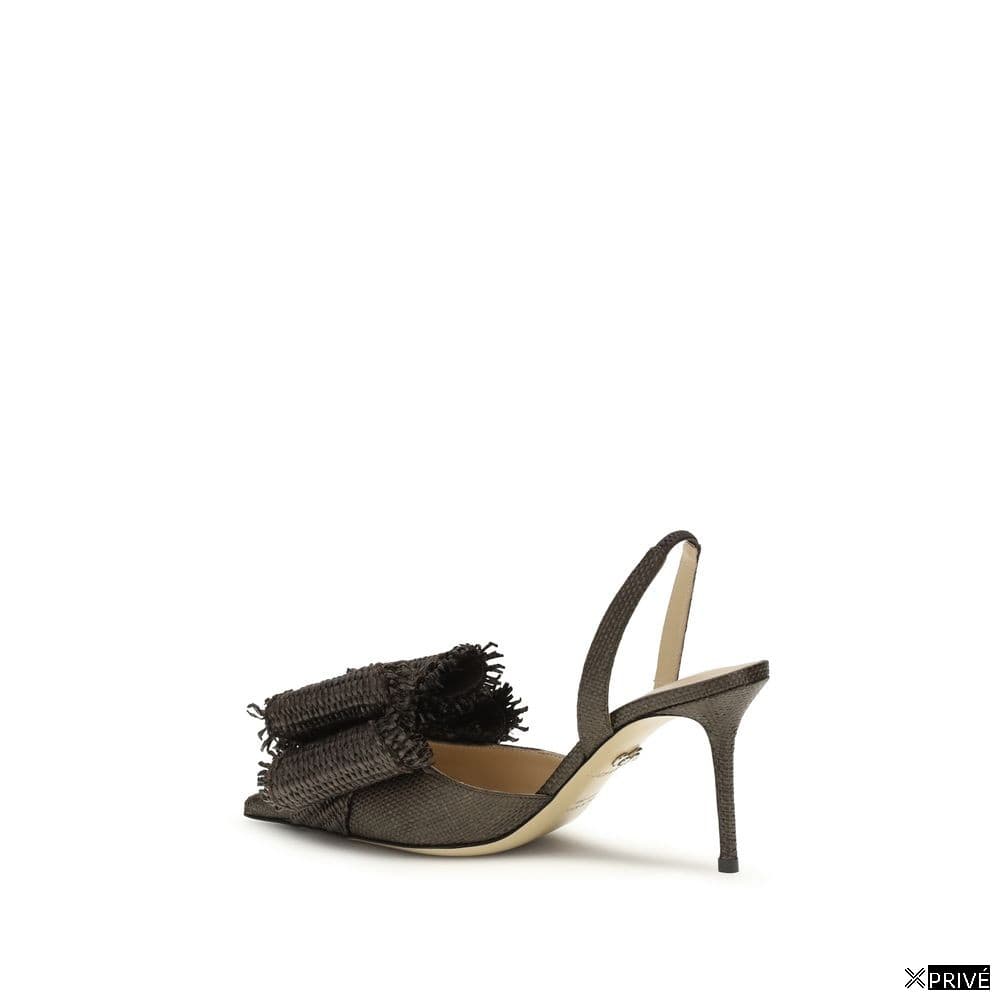 Escarpin brune en Raphia — 3