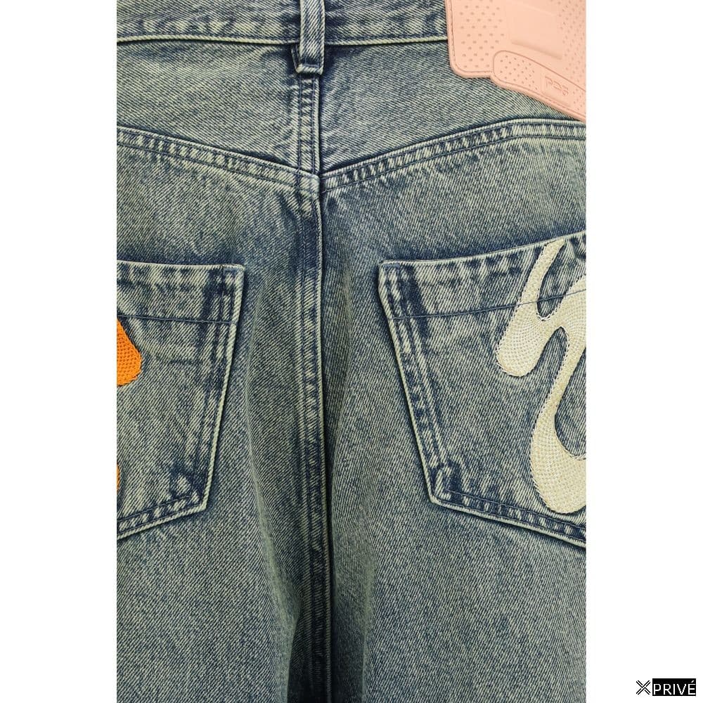 Jeans bleu en Coton — 3